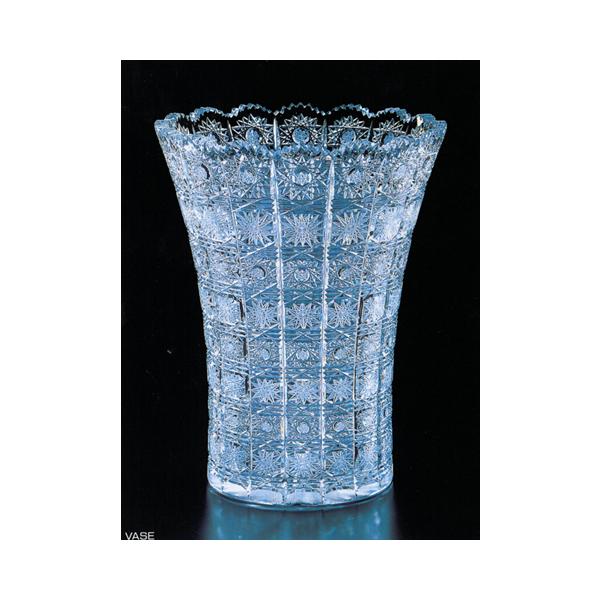 チェコ ボヘミア花瓶【シフロフ】vase28cm チェコ ボヘミア花瓶