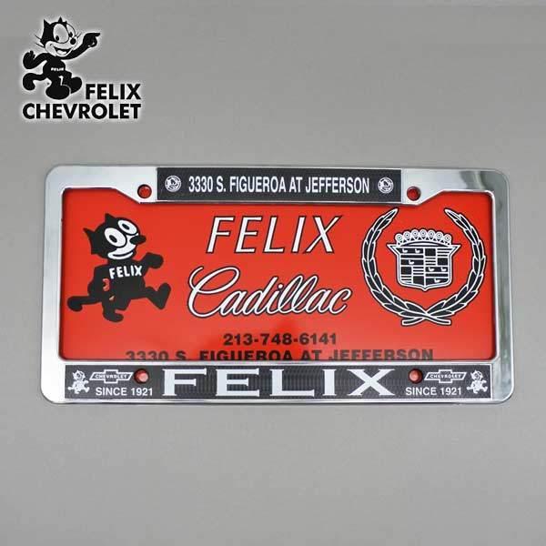 フィリックス シボレー ナンバーフレーム プレート付き レッド US