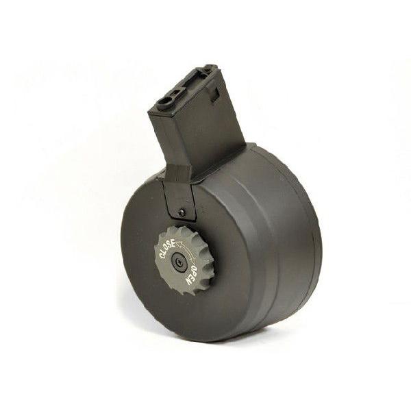 電動給弾式 3000連 ナイツドラムマガジン (音感/充電式) SR25用 A&K製