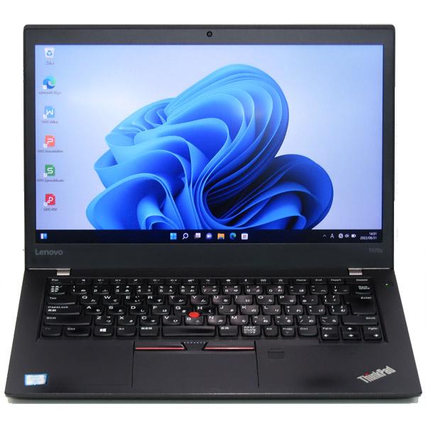 Windowsノート本体 ThinkPad T470s - 8GB RAM, 512GB NVME SSD