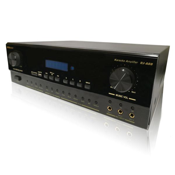 アナログ総合アンプ パワーアンプ×プリアンプ 240W×2チャンネル マイク