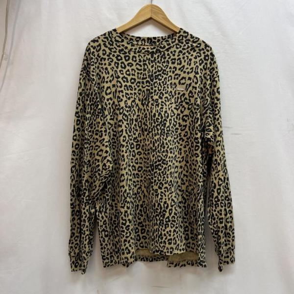 シュプリーム 23AW SMALL BOX L/S TEE LEOPARD スモールボックスロゴ