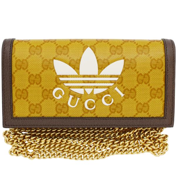 GUCCI（グッチ） 財布 二つ折り長財布 チェーンウォレット レディース