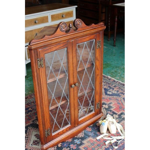 イギリス アンティーク家具 コーナーキャビネット1950年頃 514A