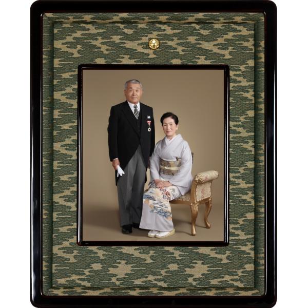 木製高級額装手作りパール塗装額シルクスクリーンかごの花 約45×45cm