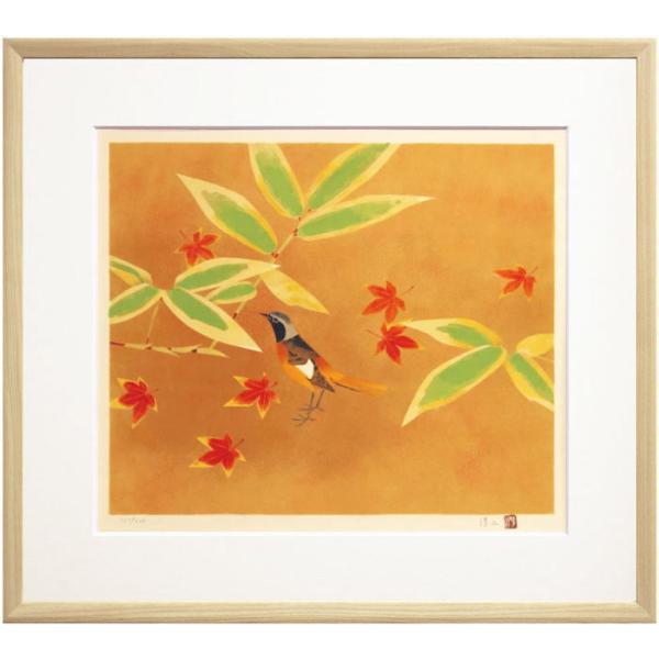 3520)上村淳之 リトグラフ 「鴛鴦」 版画 「鴛鴦」 | ｜正光画廊