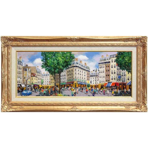 大内田茂士作 つばき林 1968年作 油絵直筆 M50 サイズ 現代作家0820 大