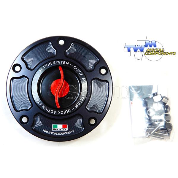 TWM タンクキャップ（アルミ）クイックタイプ DUCATI パニガーレv4 TWM