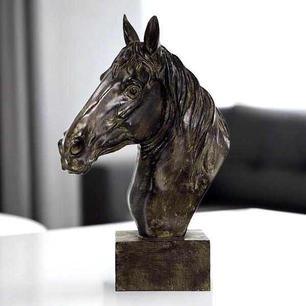 値下げしました!レトロ、アンティーク 木彫りの馬 オブジェインテリア