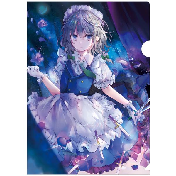 東方project 咲夜 水着 美少女 クリアファイル VZ16 東方ロストワード