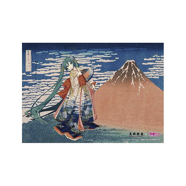 送料無料◇Presence 葛飾北斎×初音ミク シリアルナンバー入り A3