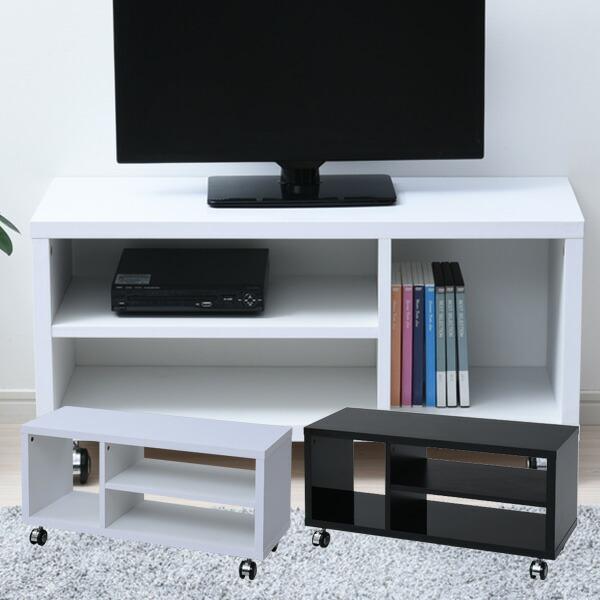 山善（YAMAZEN） テレビ台 キャスター付き 幅80 おしゃれ SKTV-800