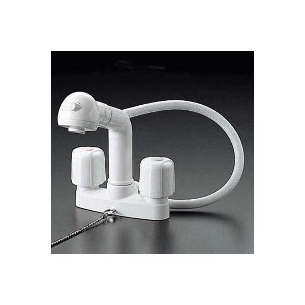 KVK 2ハンドル洗髪シャワー(ゴム栓付) KF64 (水栓金具) 価格比較