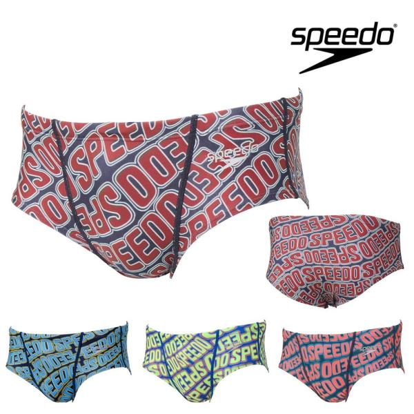 speedo（スピード） 競泳水着 練習用水着 メンズ ウェーブロゴターンズ