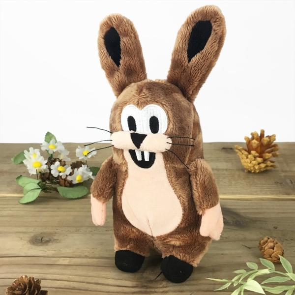 クルテク ぬいぐるみ（S）うさぎ17cm【チェコ製 マスコット もぐら