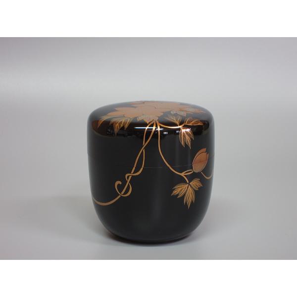 鉄線蒔絵黒中棗 輪島塗 千鶴造 共箱 : 茶道具商 越中屋 - 通販 - Yahoo