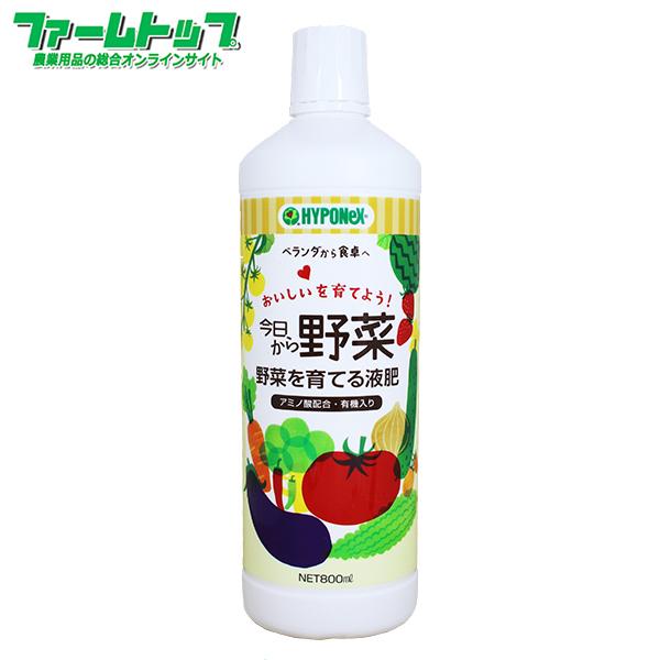 ハイポネックス 今日から野菜 野菜を育てる液肥 800ml 5-5-5＋アミノ酸