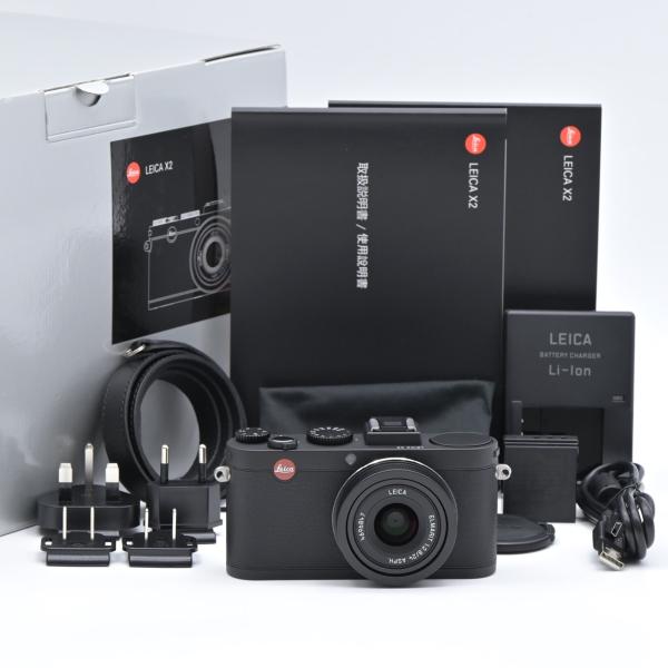 Leica ライカ X2 ブラック 18450 2.7インチTFT LCD 16.5MP : フラッグ