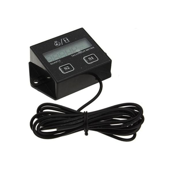 バイクタコメーター 自動車 バイクに 4スト/2スト両対応 デジタル式