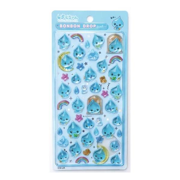 しずくちゃん ボンボンドロップシール 94737 : 文具・文房具のKDM