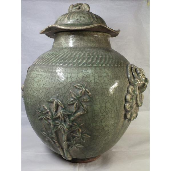 時代のある古い壺 高さ36センチあります。旧家かでてきた品です。 時代