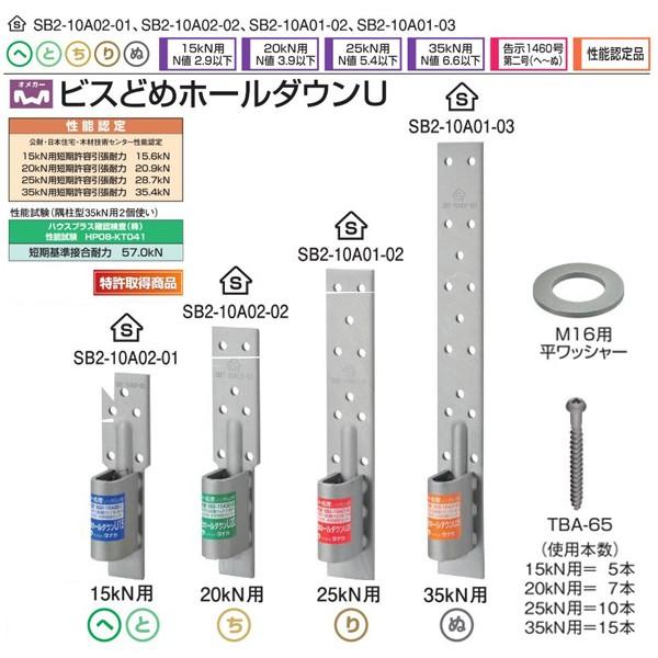 タナカ ビス止めホールダウンU 15kN用 （1個入） AF4046 : かな