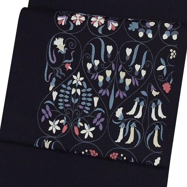 カナガワカワサキ M01-10 正絹 本場筑前博多織名古屋帯と西陣名古屋帯