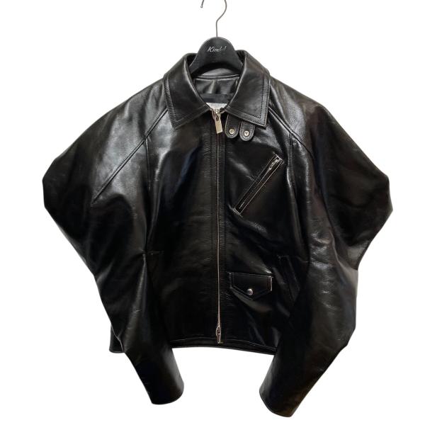 sacai（サカイ） sacai 25SS レザージャケット 25-07632 ブラック