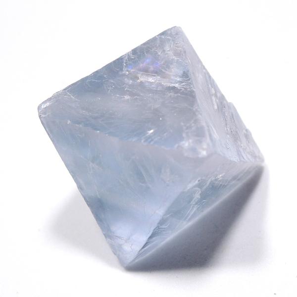 超特大108 g イリノイ産 バイカラーフローライト 蛍石 八面体 原石 鉱物