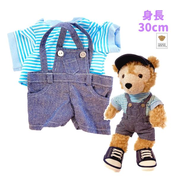 ダッフィー用長ズボン デニム 青 テディハウス ぬいぐるみ服 kumonoue