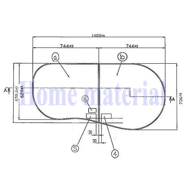 YAMAHA（ヤマハ） お風呂のふた トクラス (旧ヤマハ） エルゴ バスタブ