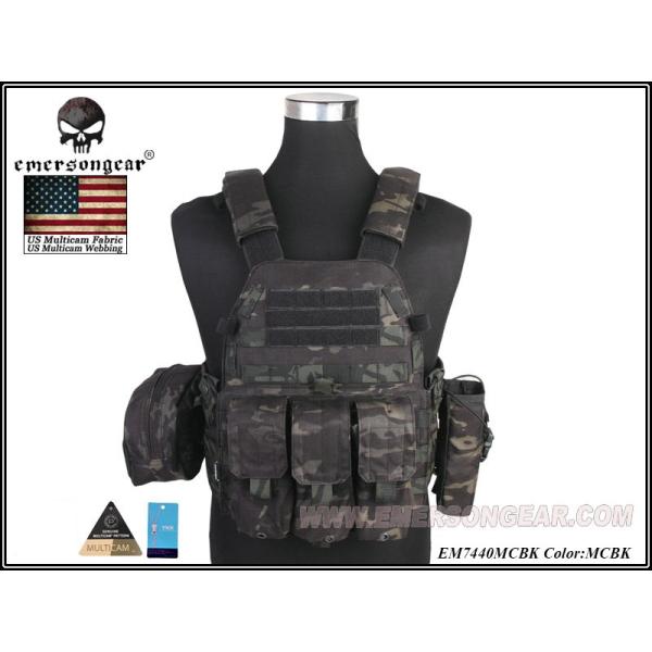 EMERSON LBT6094Aスタイル プレートキャリア 3ポーチ付 マルチカム
