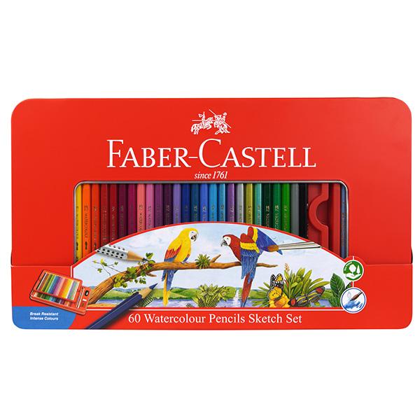 ファーバーカステル 水彩色鉛筆 60色セット FABER-CASTELL 文房具 送料