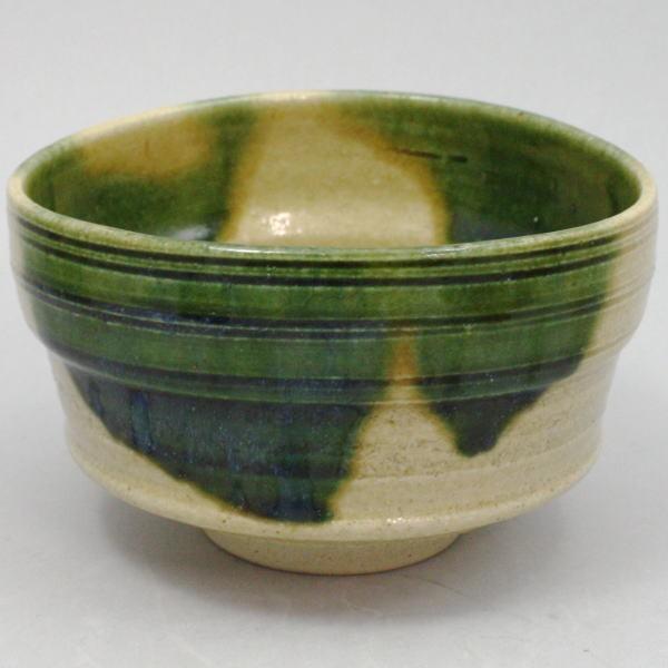 茶道具 抹茶茶碗 黄瀬戸織部 加藤弥右衛門窯 瀬戸焼 瀬戸焼き 織部焼
