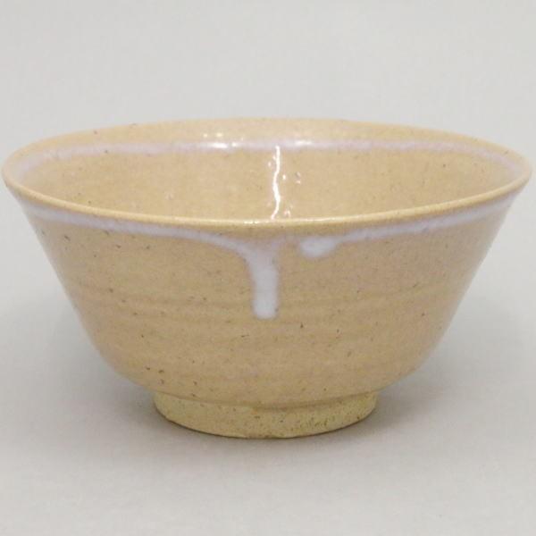 茶道具 抹茶茶碗 萩焼き 井戸型 枇杷色 吉野桃李作 桃李窯 茶道