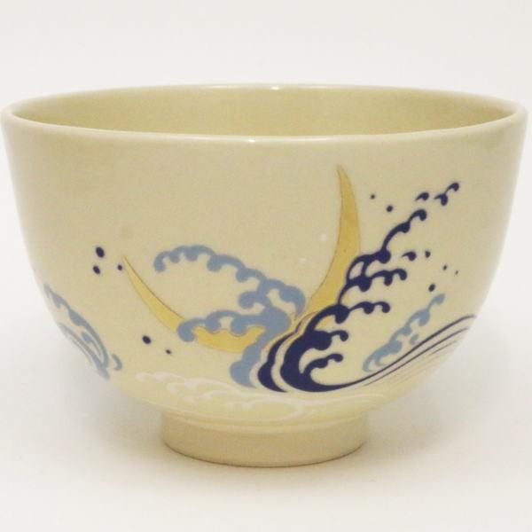 茶道具 抹茶茶碗 月に波 加藤郷山作 茶道 : 茶道具いまや静香園 - 通販