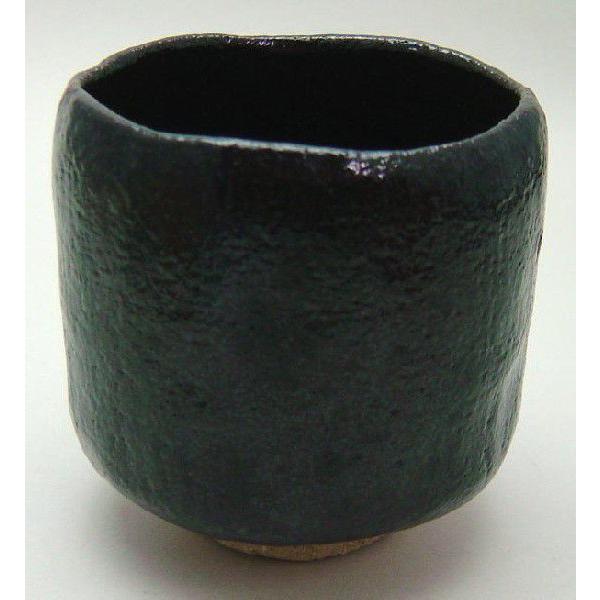 茶道具 抹茶茶碗 黒楽茶碗 筒 川崎和楽作 茶道 : 茶道具いまや静香園