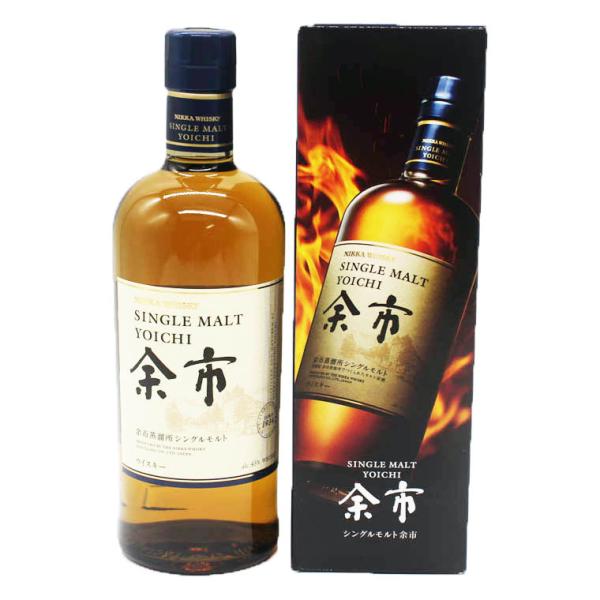 ニッカ シングルモルト 余市 700ml 45度「化粧箱付き」国産ウイスキー
