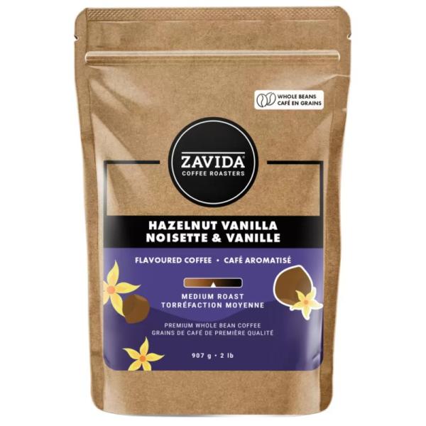 ZAVIDA ザビダ ヘーゼルナッツ バニラ 907g ミディアムロースト