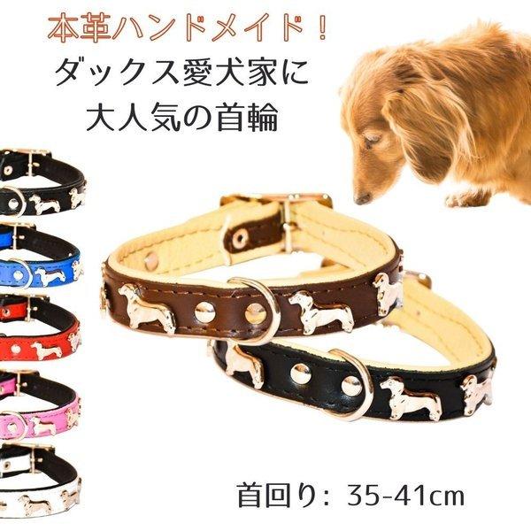 ZOOleszcz ゾーレシチ 犬用 首輪 首回り: 35-41cm 幅: 2cm ダックス