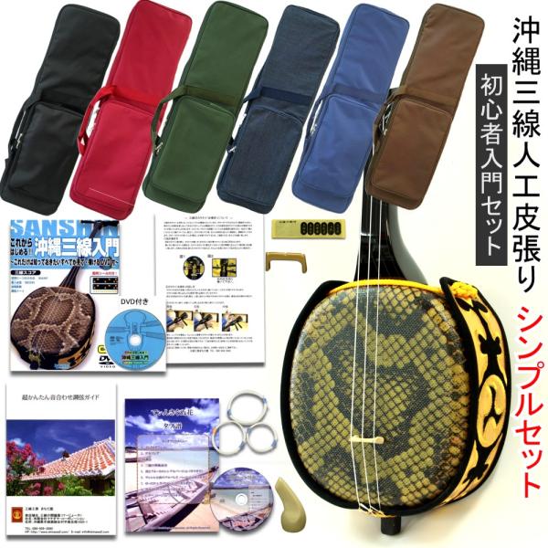 沖縄三線 ハードケース付 予備弦 付属 和楽器 沖縄三線 ハードケース付