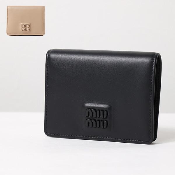 miu miu（ミュウミュウ） Softy Padded Bi-Fold Wallet 二つ折り財布