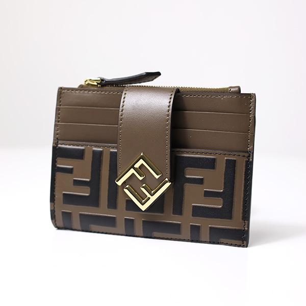 FENDI（フェンディ） FF Diamonds Zip Card Case FFダイヤモンド