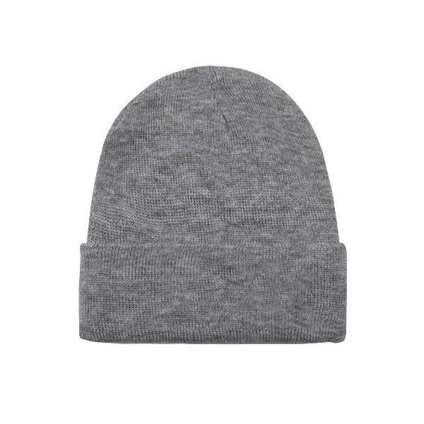 ニット帽 メンズ レディース グレー スノーボード スキー ニット