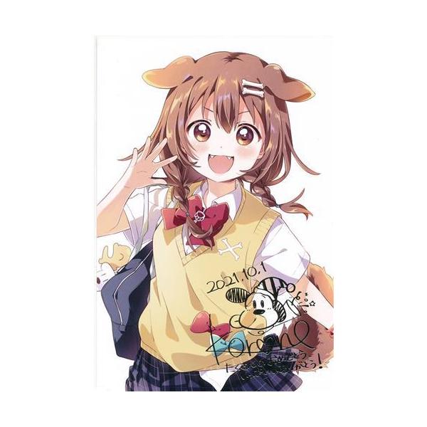 戌神ころね 初個人ボイス 直筆サイン入りポストカード ホロライブ 戌神ころ