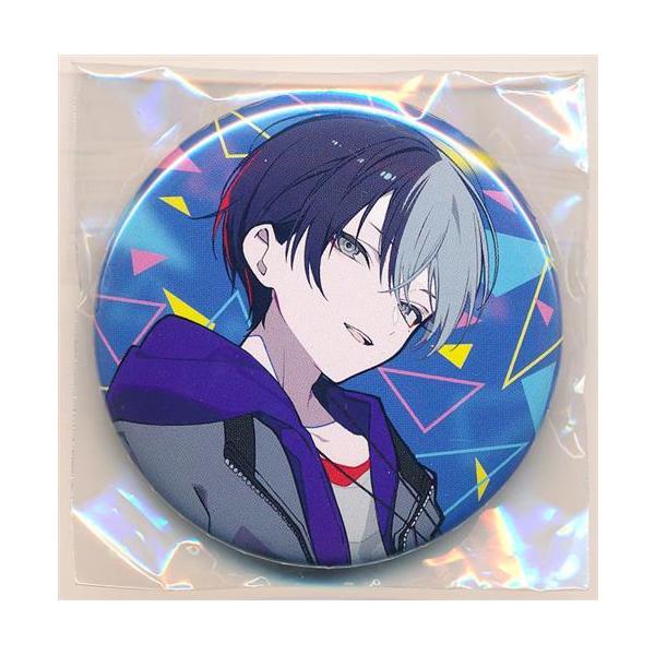 プロセカ 青柳冬弥 14c 缶バッジ プロセカ 青柳冬弥 グリッター缶