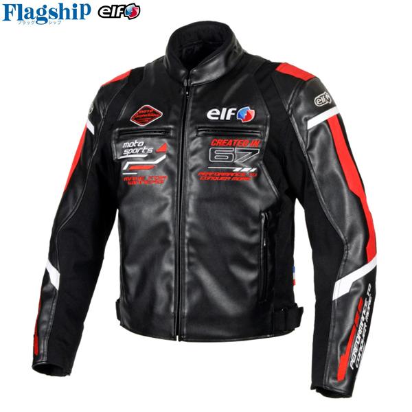 elf（エルフ） EJ-W120 エヴォルツィオーネPUレザージャケット レッド