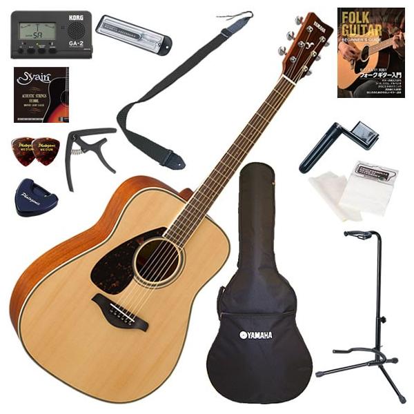 YAMAHA FG820L 左利き用 アコギ カポ、チューナー付き YAMAHA（ヤマハ