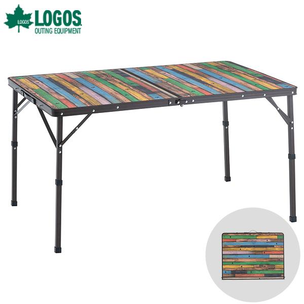 LOGOS（ロゴス） Old Wooden 丸洗い ダイニングテーブル 12080