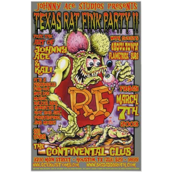 RAT FINK（ラットフィンク） ラット フィンク ポスター Rat Fink by